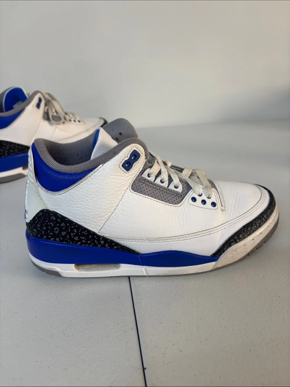 Jordan Men’s Sneakers - White / Royal Blue / Black
